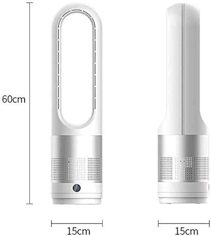 Amazon.com: Bladeless Tower Fan, 80° Oscillating Cooling Fan with